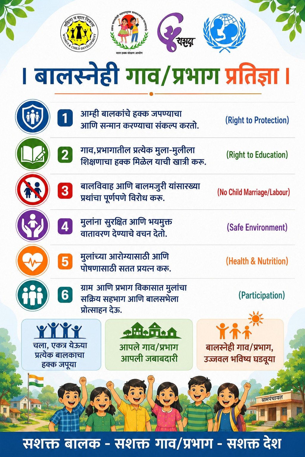 Child Friendly Pledge Poster